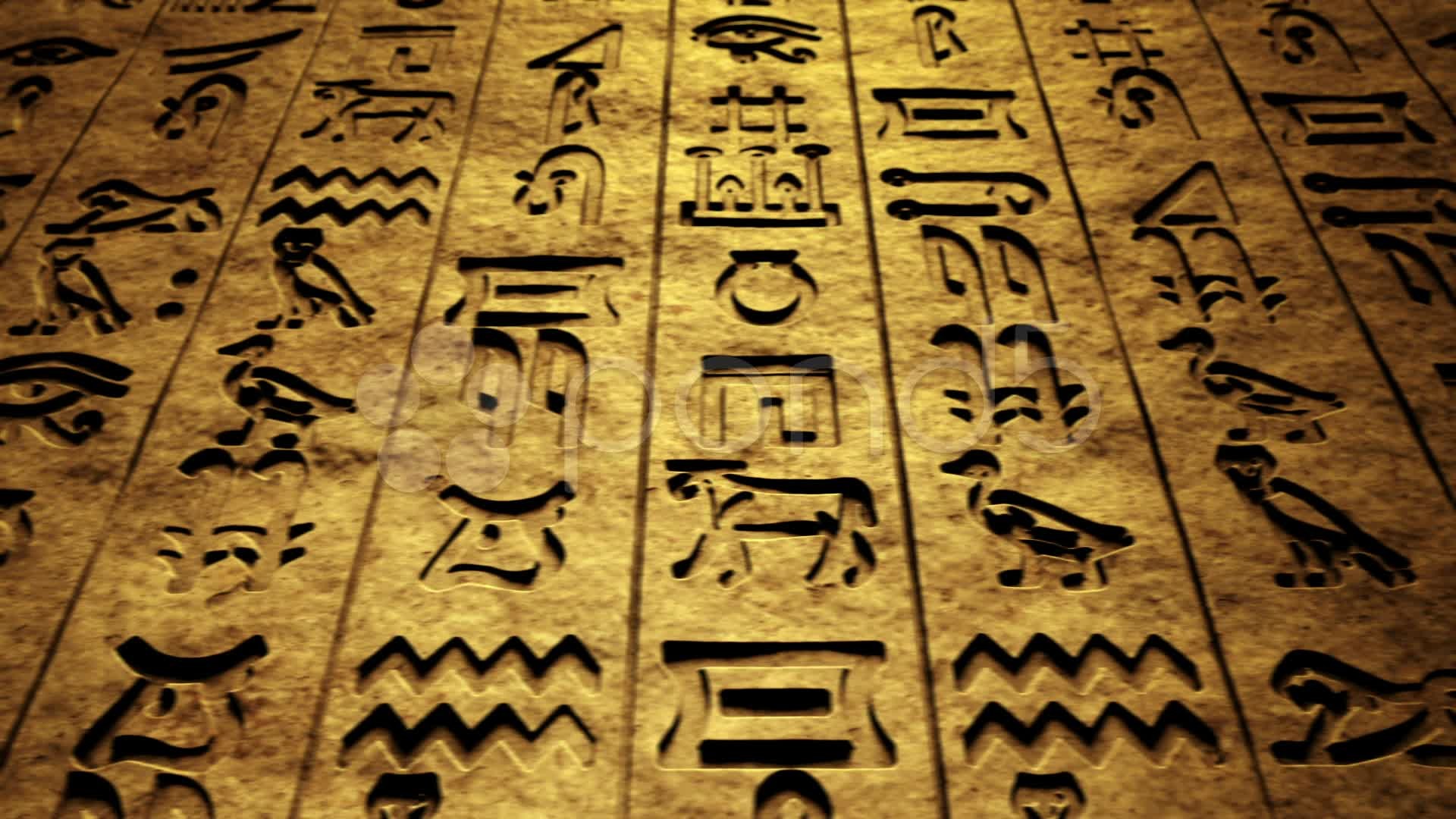 Egyptian hieroglyphics tablet