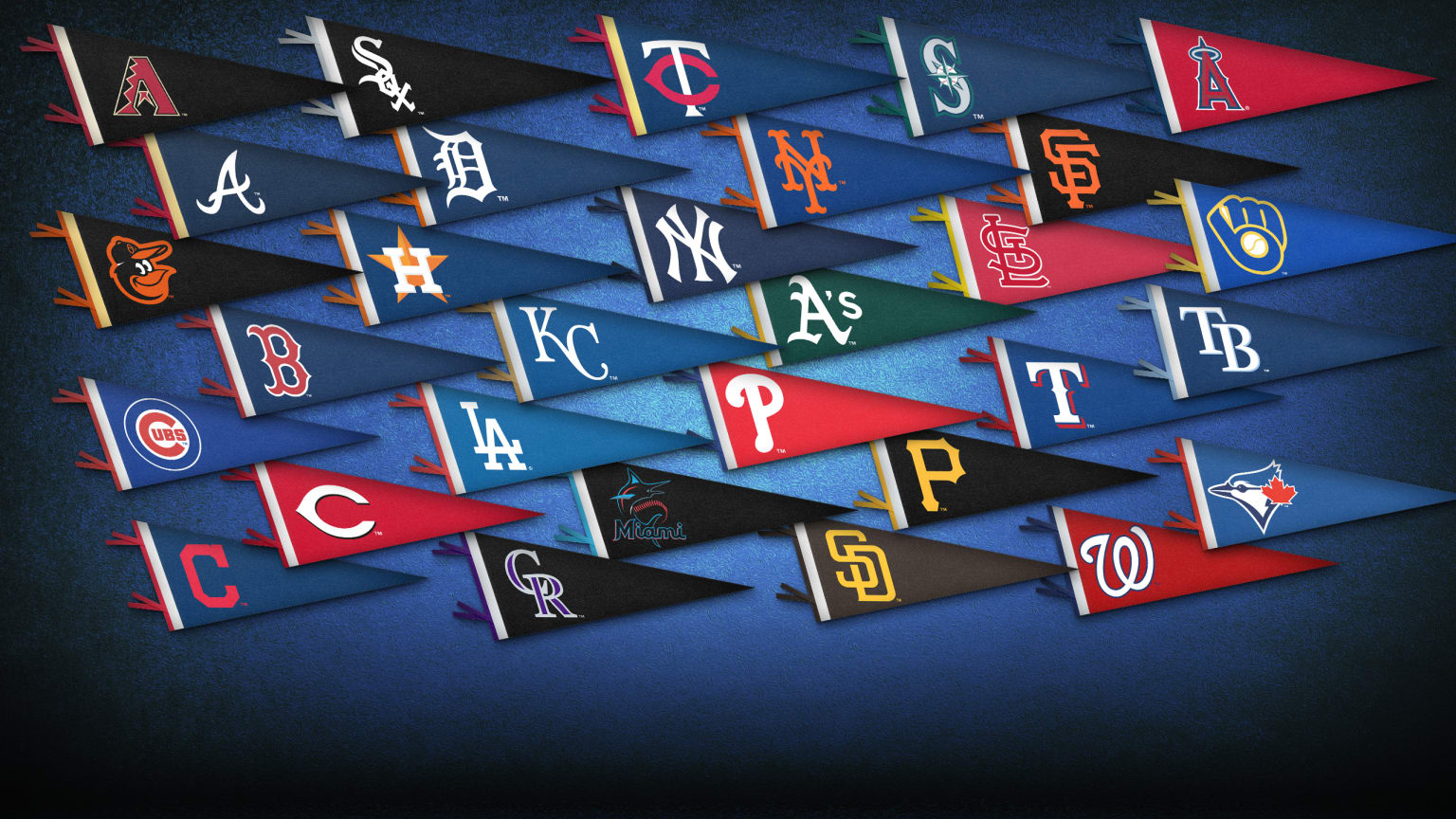 MLB 30 Team Banners